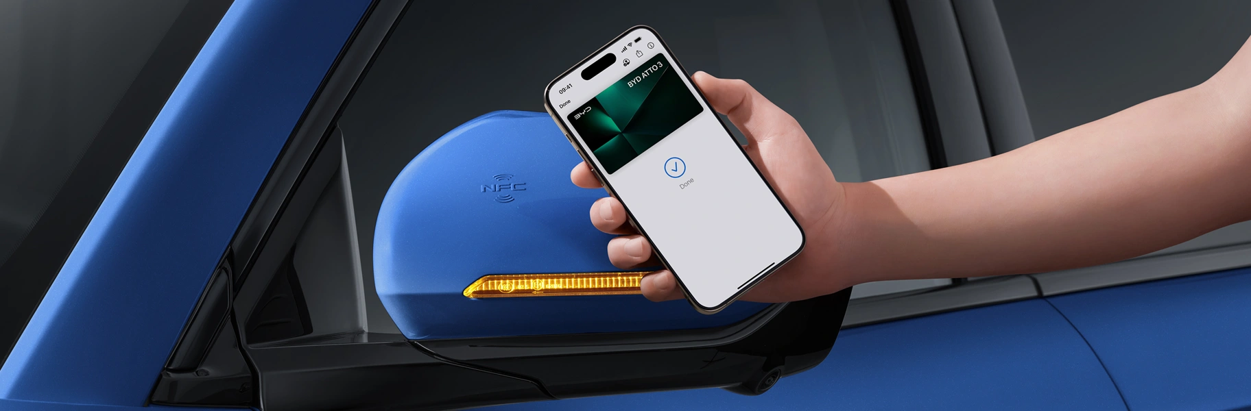 NFC - kontrola na wyciągnięcie ręki BYD ATTO 3 EVO